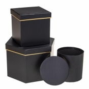 Pudełko Flower Box 3szt mix ROZETTE