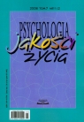 Psychologia jakości życia 2008 tom 7 nr 1 i 2