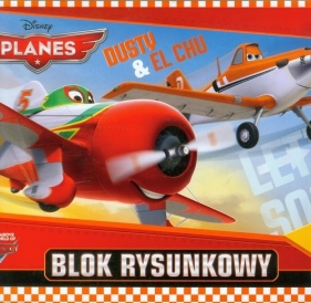Blok rysunkowy A4 Planes 20 kartek Dusty and El Chu - <br />