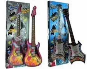 Gitara elektryczna różowa - <br />