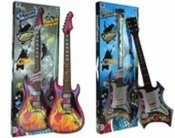 Gitara elektryczna różowa - <br />