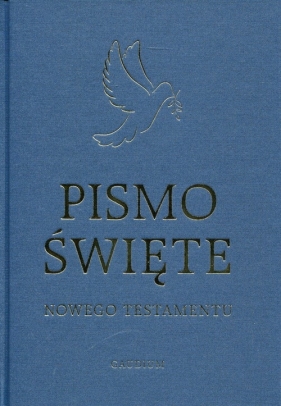 Pismo Święte Nowego Testamentu granatowe