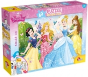 Puzzle dwustronne 60 Księżniczki (47901)