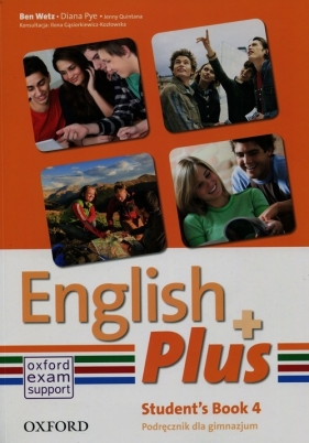 English Plus 4 Podręcznik - Wetz Ben, Pye Diana, Quintana Jenny