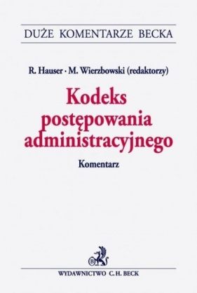Kodeks postępowania administracyjnego Komentarz - <br />