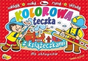 Kolorowa teczka z książeczkami dla chłopców