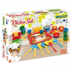 Party World - zestaw kuchenny Kitchen set, 59 elementów (24090)
