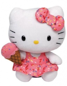 Maskotka Beanie Babies: Ice Cream Hello Kitty, 15 cm (42090)