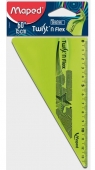 Ekierka MAPED TWIST'N FLEX 15 cm niełamliwa - zielona