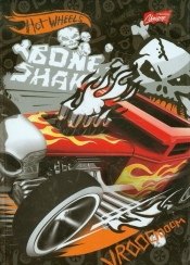 Brulion A6 Hot Wheels w kratkę 96 kartek - <br />