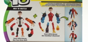 Ben 10: Figurka podstawowa 13 cm seria 8 - Mix 'N Match Omni-Glitch Heroes Ben 10 - Czteroręki - Gniew (BEN43100)