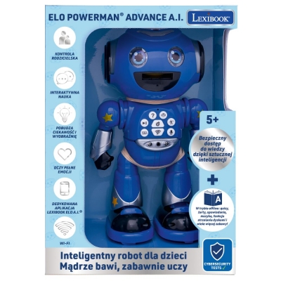 <img src='https://webimage.pl/pics/902/7/d3380743137902.jpg' style='height:440px' /> ELO POWERMAN - Robot z funkcją AI ROBAI28PL
