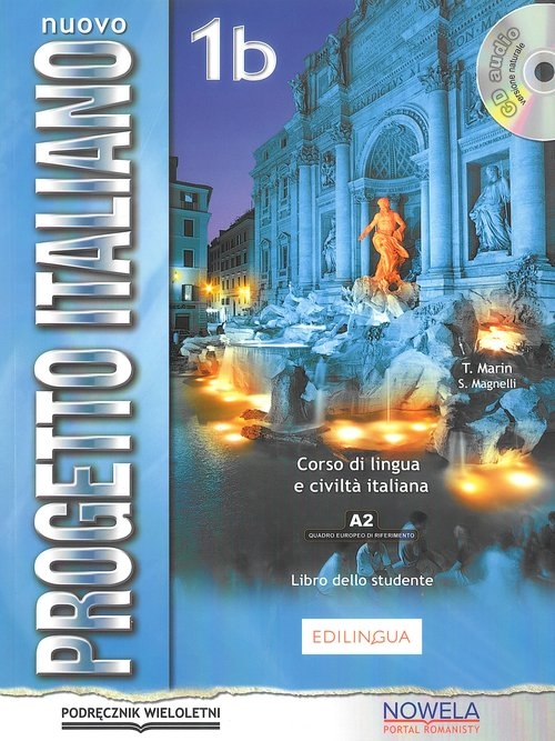 Nuovo Progetto Italiano 1B PW Podręcznik +CD wersja wieloletnia