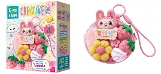 Torebka mini różowa DIY STnux