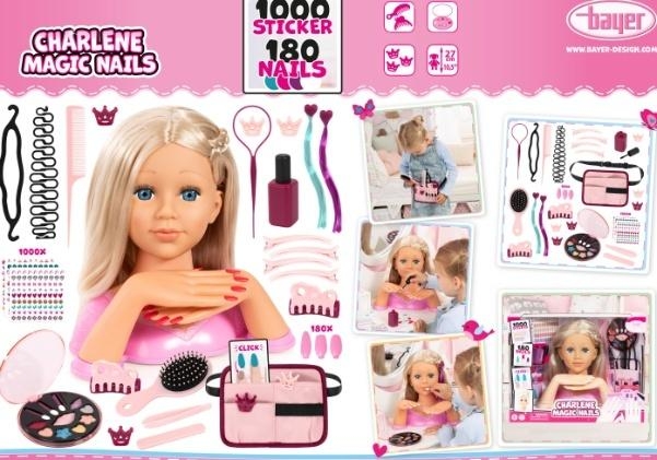 Głowa do stylizacji Charlene Magic Nails