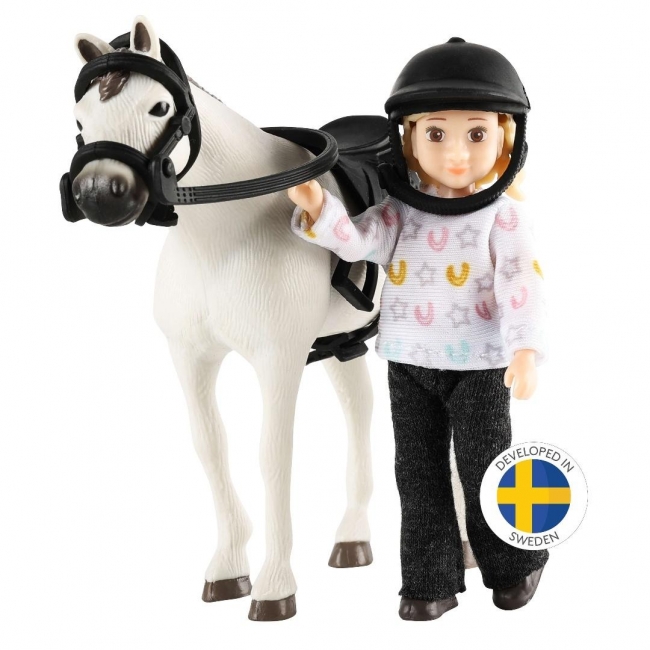 <img src='https://webimage.pl/pics/903/0/d7315626080903.jpg' style='height:440px' /> Lalka dżokejka zestaw z koniem