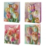 Torebka prezentowa uniwersalna S Tulipany mix