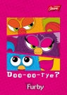 Brulion A6 Furby w kratkę 96 kartek Doo-oo-tye?