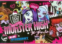 Blok rysunkowy A4 Monster High