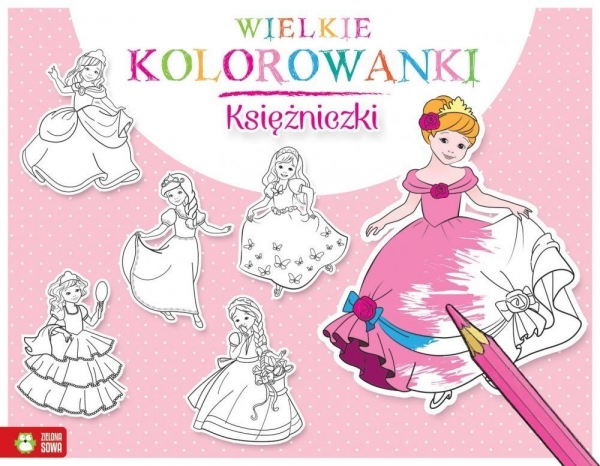 Wielkie kolorowanki Księżniczki