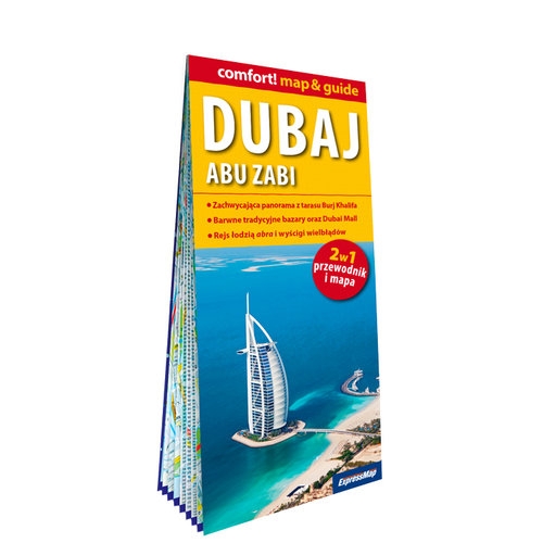 Dubaj. Laminowany map&guide 2w1: przewodnik i mapa