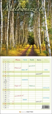 Kalendarz 2023 Wieloplanszowy - Malowniczy las - Praca zbiorowa