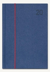 Kalendarz 2020 Książkowy A5 Note granat melange