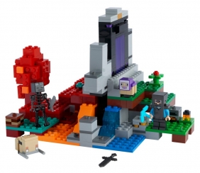 Lego Minecraft 21172, Zniszczony portal
