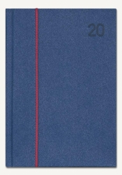 Kalendarz 2020 Książkowy A5 Note granat melange