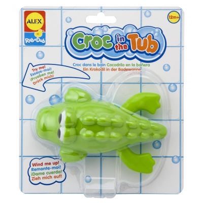Zabawki do kąpieli - krokodyl nakręcany