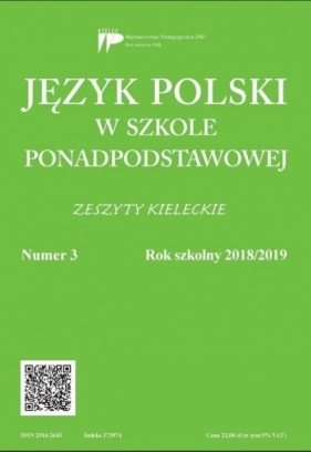 Język polski w szkole ponadpodst. nr 3 2018/2019 - Opracowanie zbiorowe