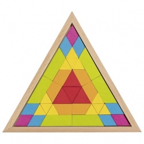 Układanka, puzzle - mozaika trójkąt (GOKI-58590)