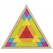 Układanka, puzzle - mozaika trójkąt (GOKI-58590)