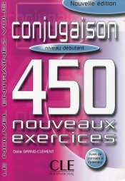 Conjugaison 450 exercices debutant livre + corriges - Grand-Clement Odile