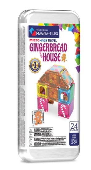 MAGNA-TILES Klocki Magnetyczne Travel Gingerbread House 24 el