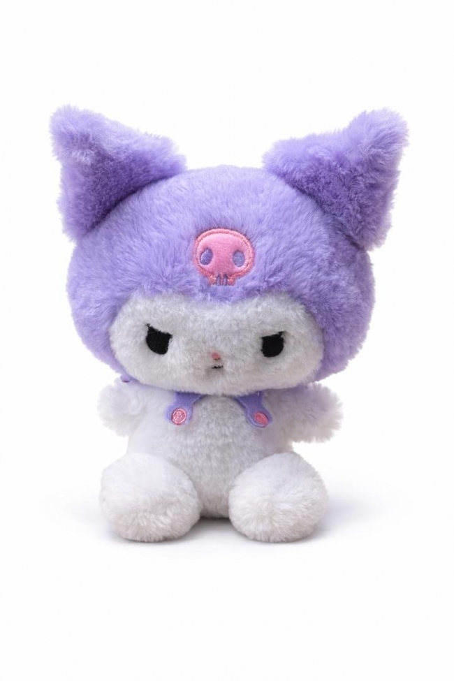 Hello Kitty Fluffy Kuromi Fioletowa 18cm