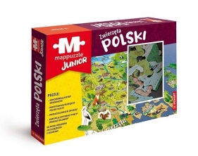 Mappuzle Junior. Zwierzęta Polski