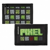 Portfel Pixel zielony