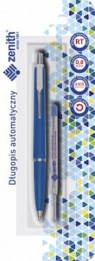 Długopis automatyczny Zenith 7 + wkład oprawa niebieska
