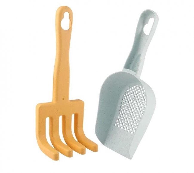 Łopatka i grabki 25cm