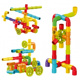 Klocki małych geniuszy. Złączki - 88 el.