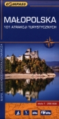 Małopolska 101 atrakcji turystycznych 1:200 000