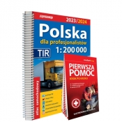 Polska dla profesjonalistów. Atlas samochodowy + instrukcja pierwszej pomocy 1:200 000 - Opracowanie zbiorowe