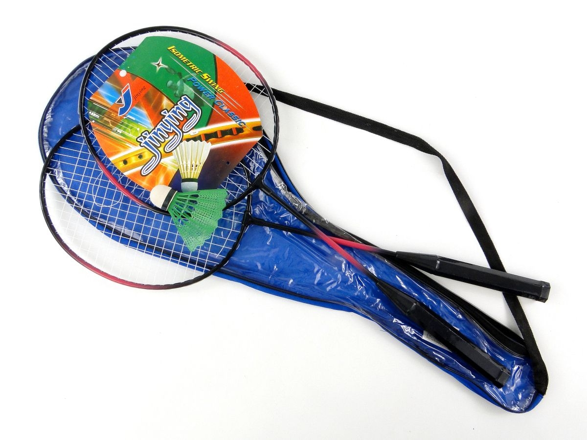 Zestaw do badmintona metalowy w pokrowcu (409786)