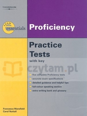 Exam Essentials:Proficiency Practice Tests+key
