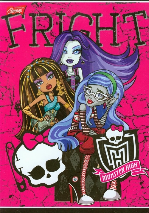 Zeszyt A5 Monster High w kratkę 32 strony