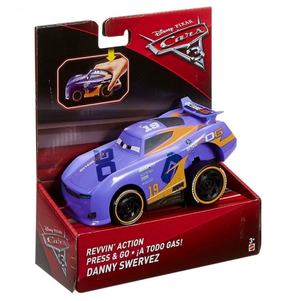 CARS 3 Auto Naciśnij i jedź, Danny Swervez (DVD31/FGN79)