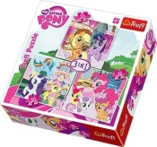 Puzzle 3w1 My Little Pony Zabawy kucyków (34190)