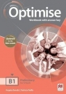 Optimise B1. Updated edition. Jezyk angielski. Workbook with answer key. Zeszyt Angela Bandis, Patricia Reilly