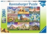  Ravensburger, Puzzle XXL 200: Monumentalne budynki (13290)Wiek: 8+